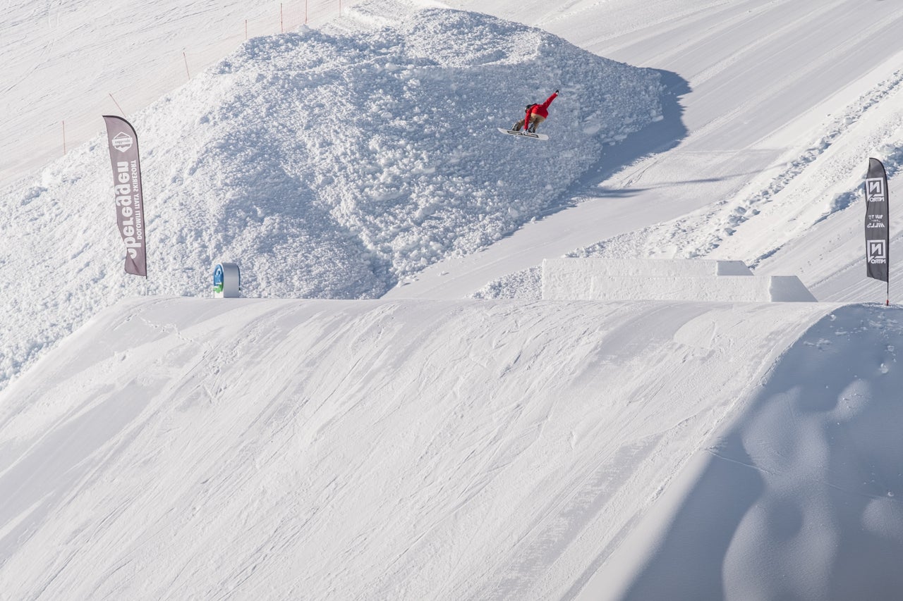 Snowboard in Val d’Ega
