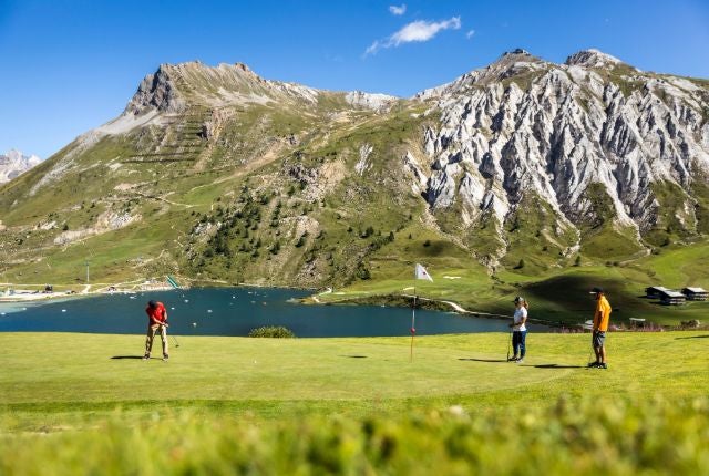 Best golf courses in the Alps. Tignes Golf course