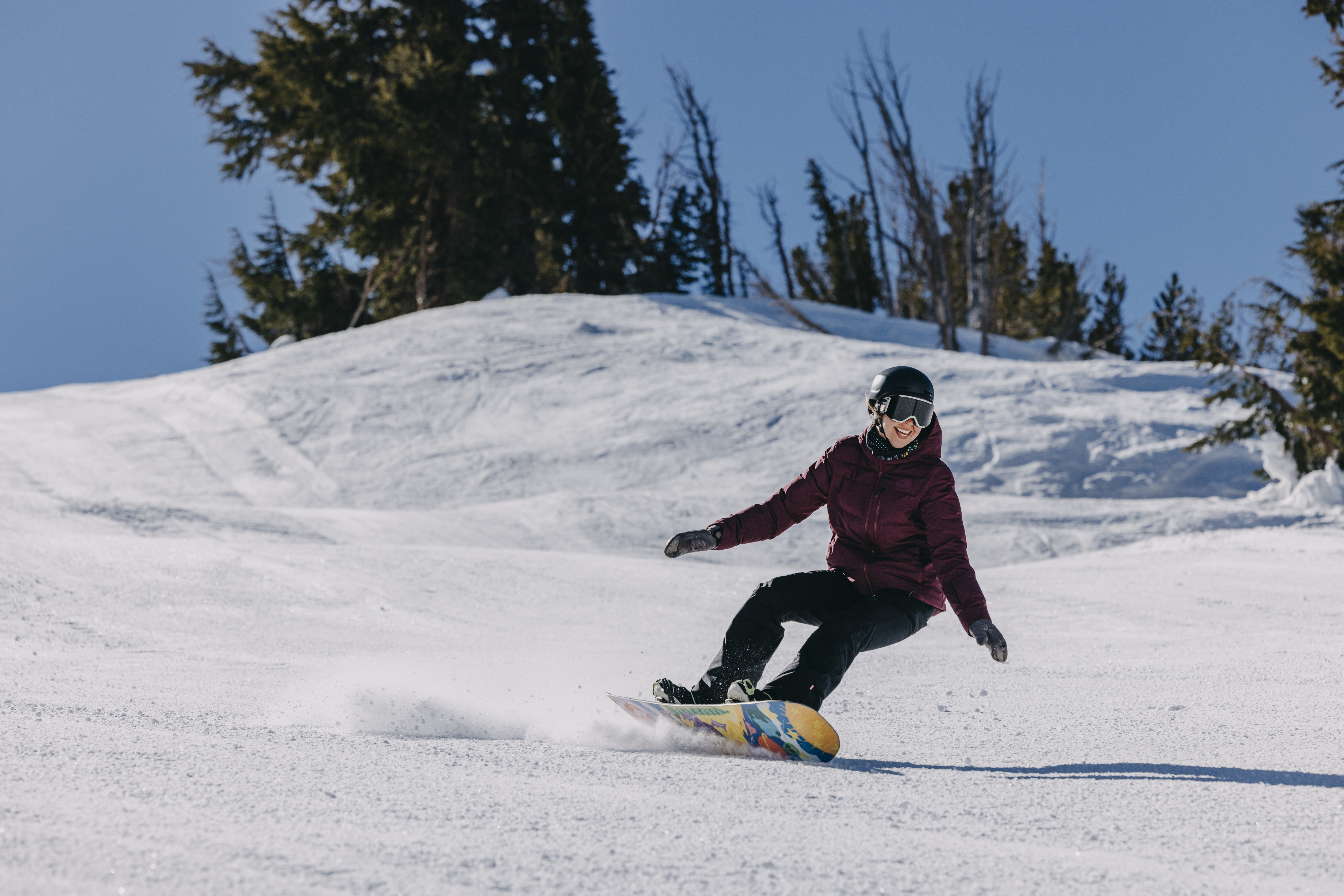 Snowboard Carven: Geschnittene Schwünge ohne Wipeout