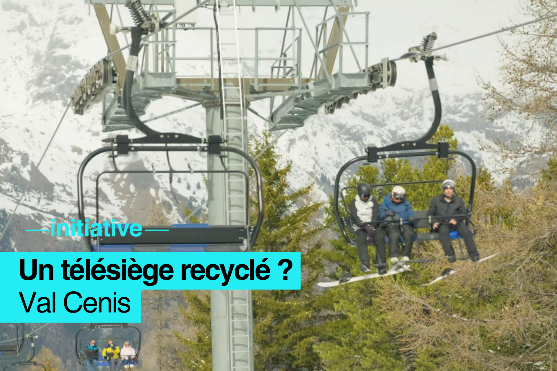 Un télésiège recyclé en Maurienne