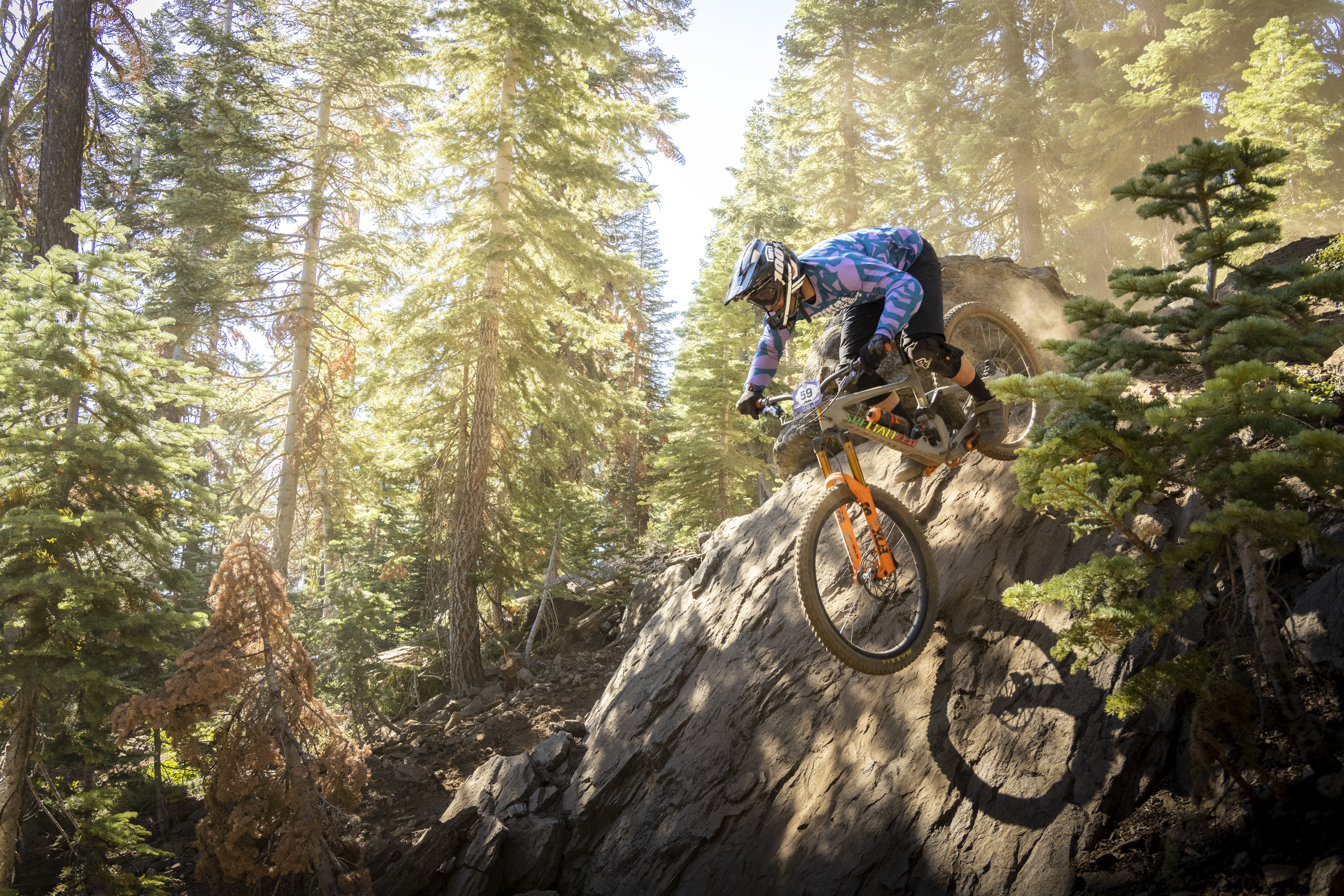 Mountain biking and skiing go hand-in-hand. After the snow has melted, biking down a trail provides the same feeling as skiing or snowboarding, though of course falling down in fresh powder is much more forgiving than falling on dirt and rocks. Many renowned ski resorts have turned to offering lift-served mountain biking, with some of
