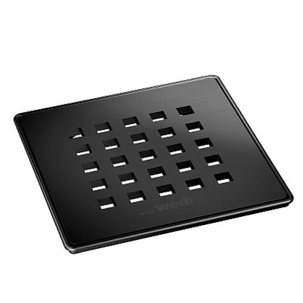 Product image for Wedi Fundo Drain Cover Set Black Matte