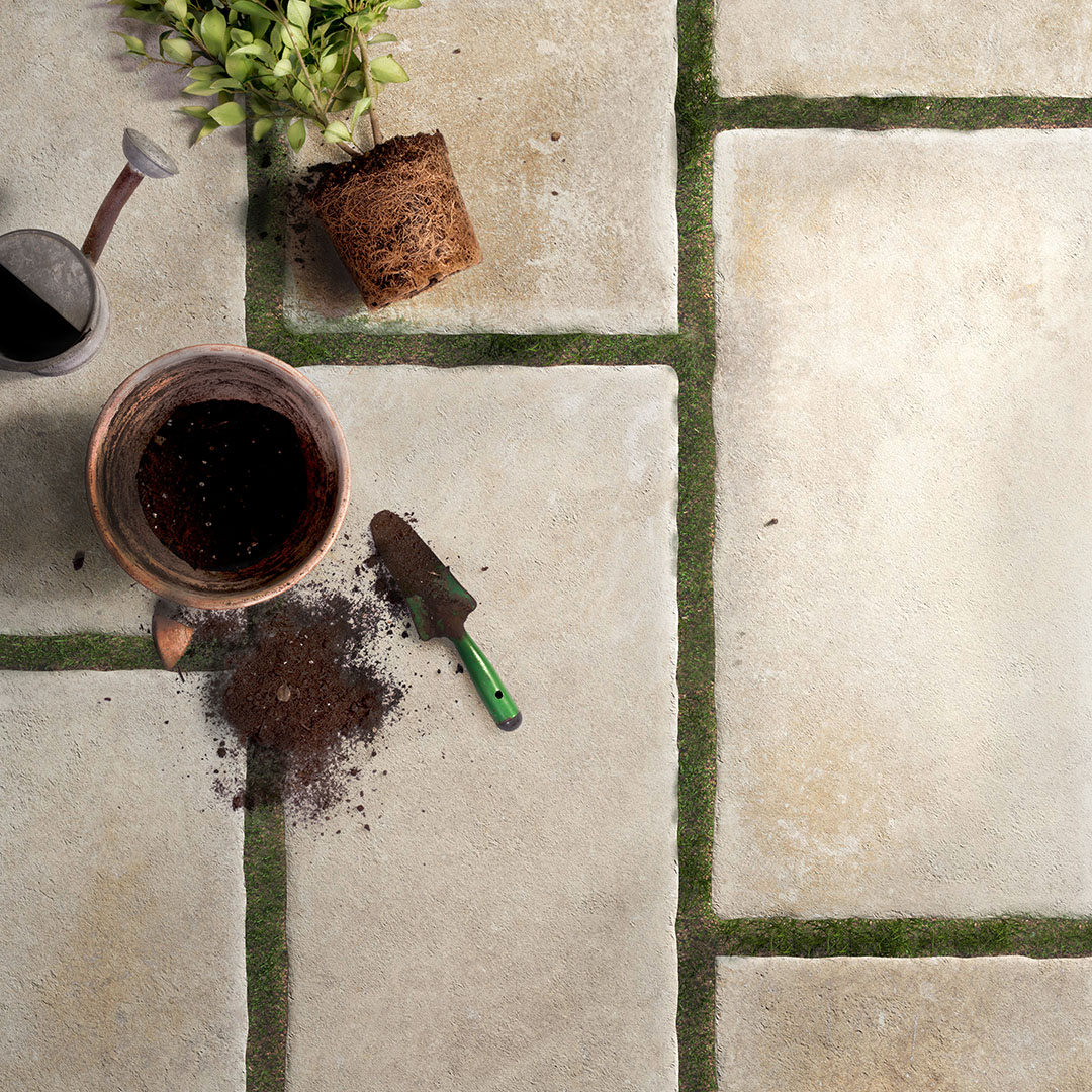 Crema Di Latte Porcelain Paver 16x32 Tumbled