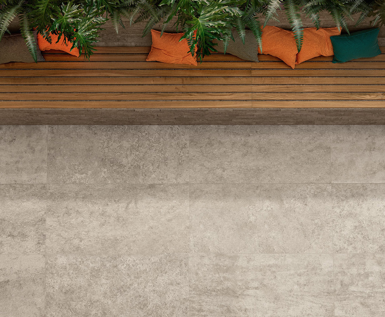 Old World Tabby Reef Grey 12x24 Bullnose