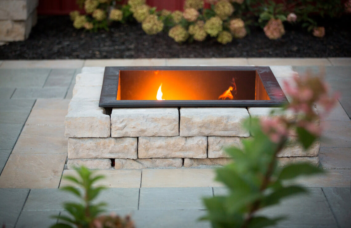 Dimensional Stone Fire Pit Kit