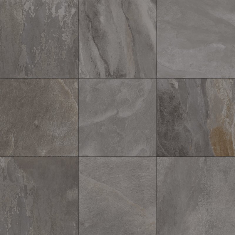Shale Stone Silver Mix 24x24 Porcelain Paver
