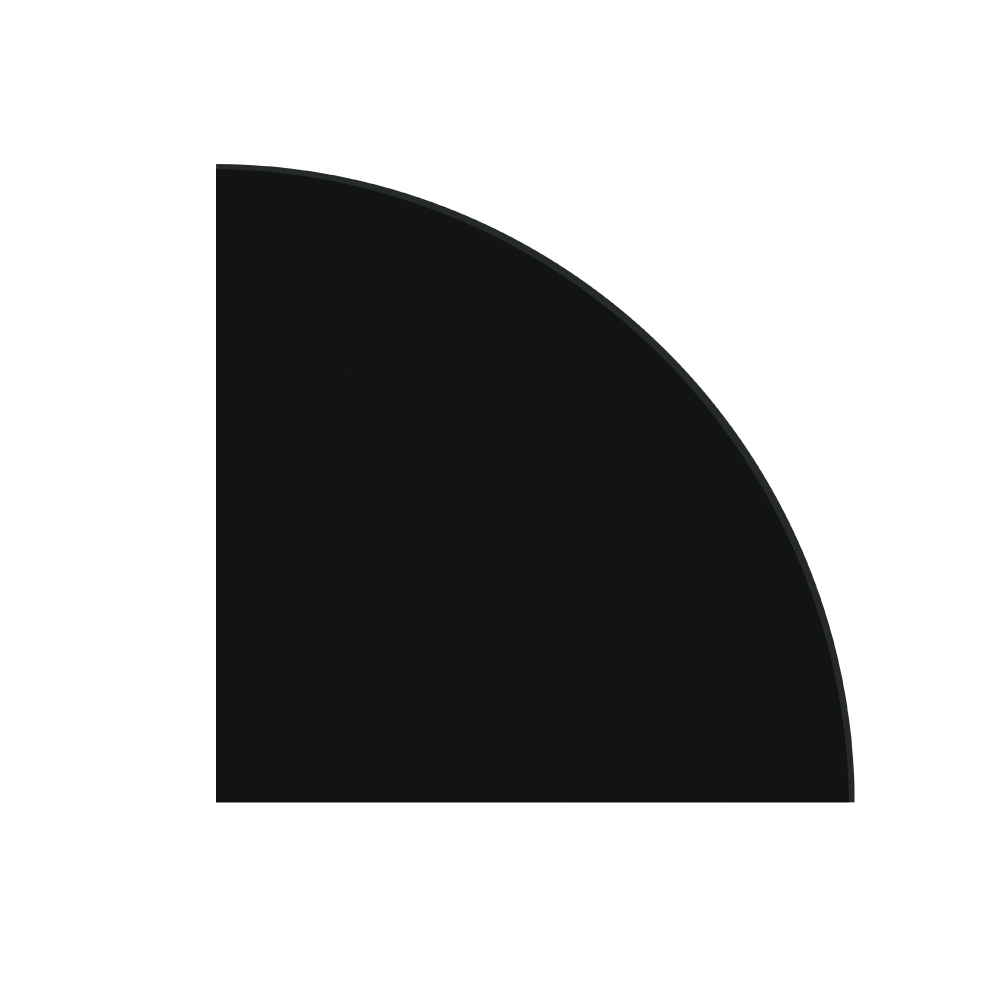 Product image for Marmiline Midnight Corner Shelf 8.9in Polished