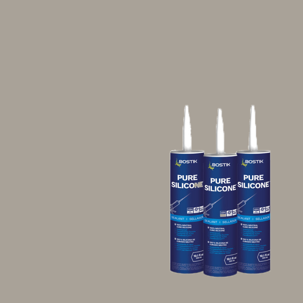 Product image for 100% Pure Silicone Caulk H144 Misty Gray