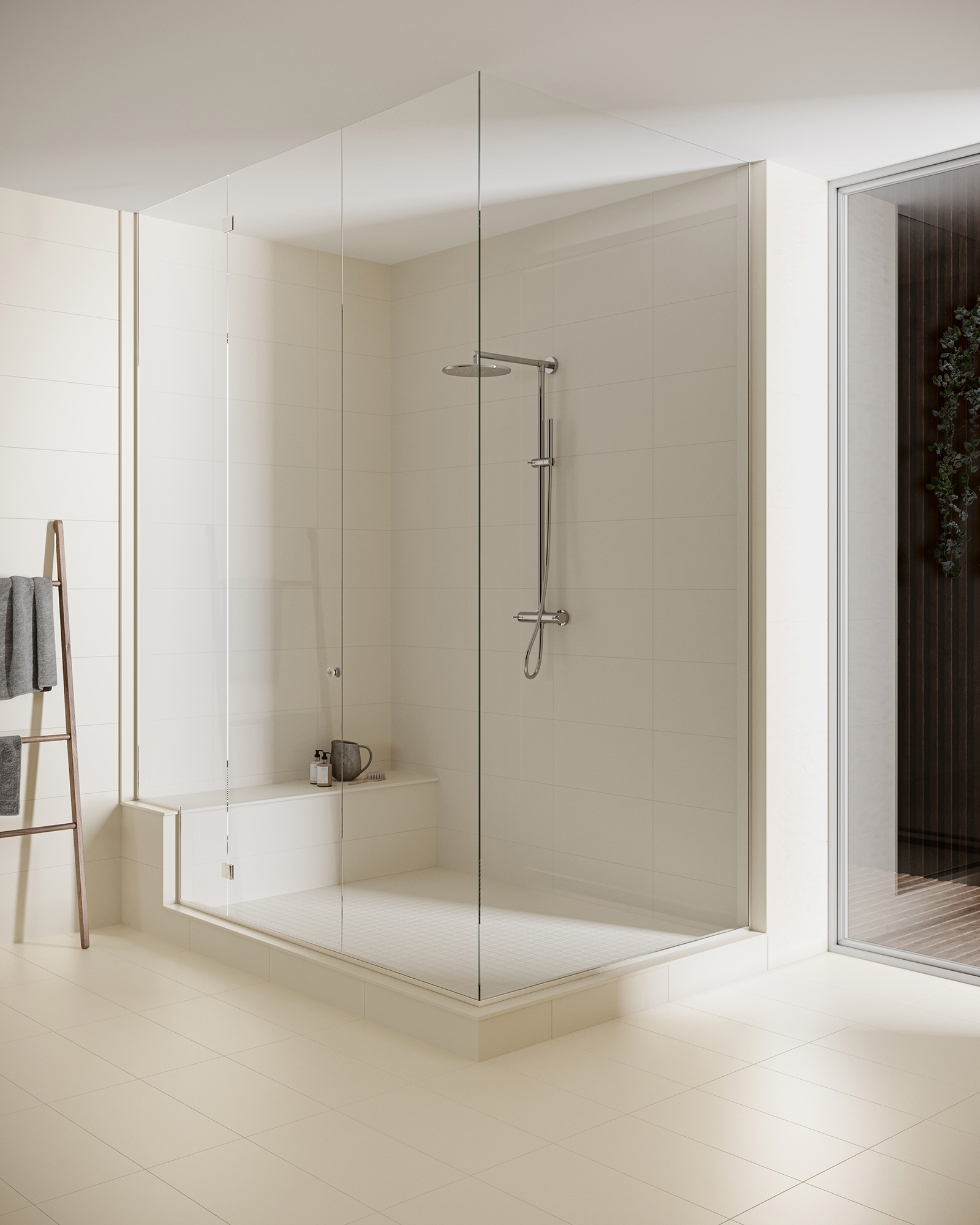 Marmiline Ivory Bench 18x47.2 Polished