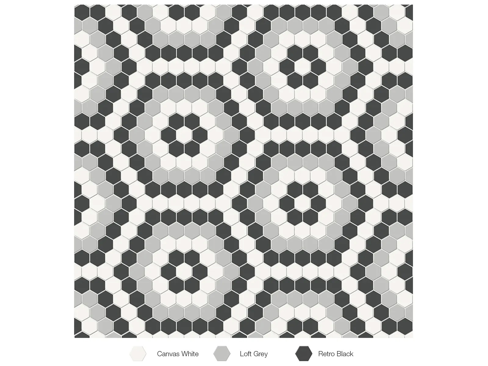 Soho Patterned Mosaics - T-67437-SOH-MDNB-FT-MOSHEX-M