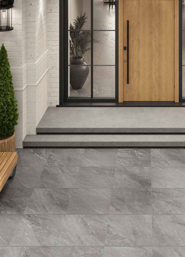 Legacy Marblestone Steel 24x24 Outdoor Porcelain Paver