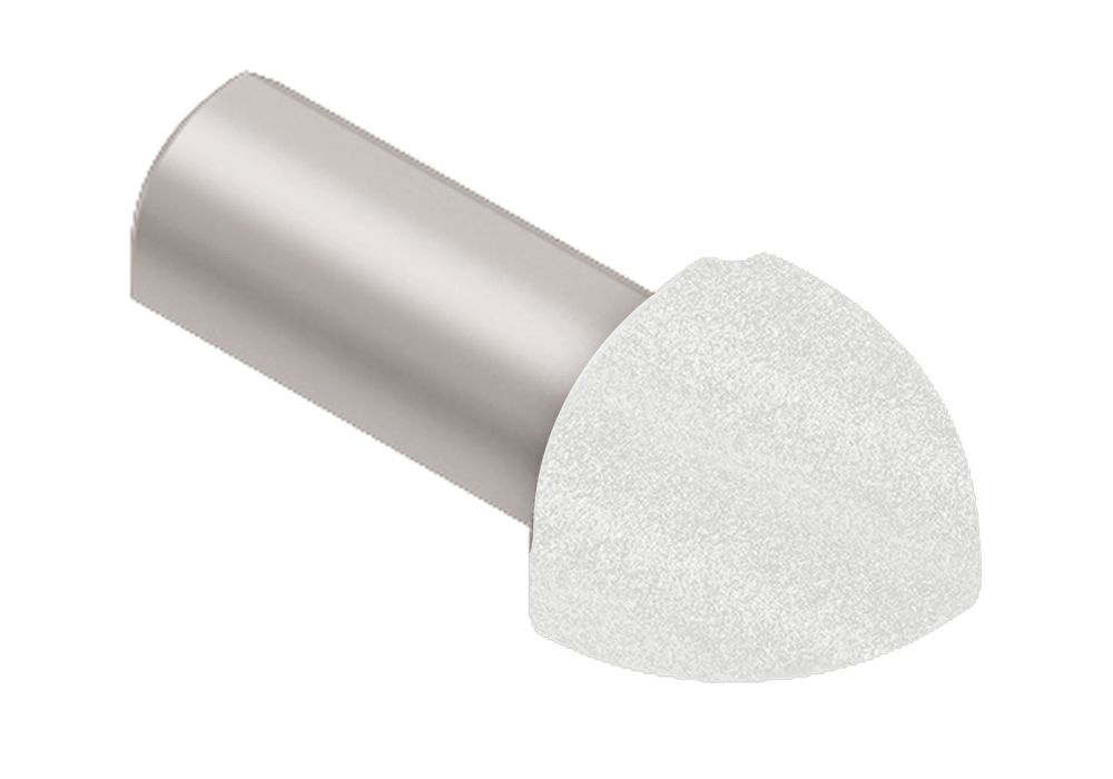 Product image for Rondec Out Corner 3/8in Aluminum Matte Bright White