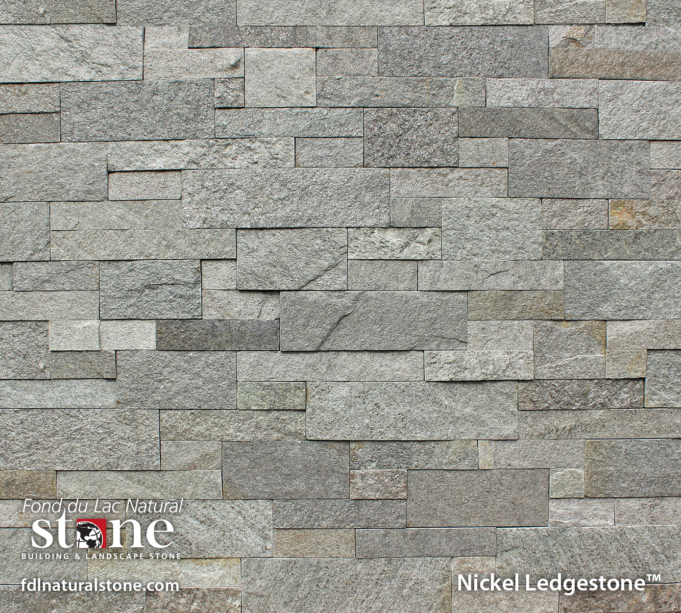 Product image for Dimensional Ledgestone Nickel Ledgestone