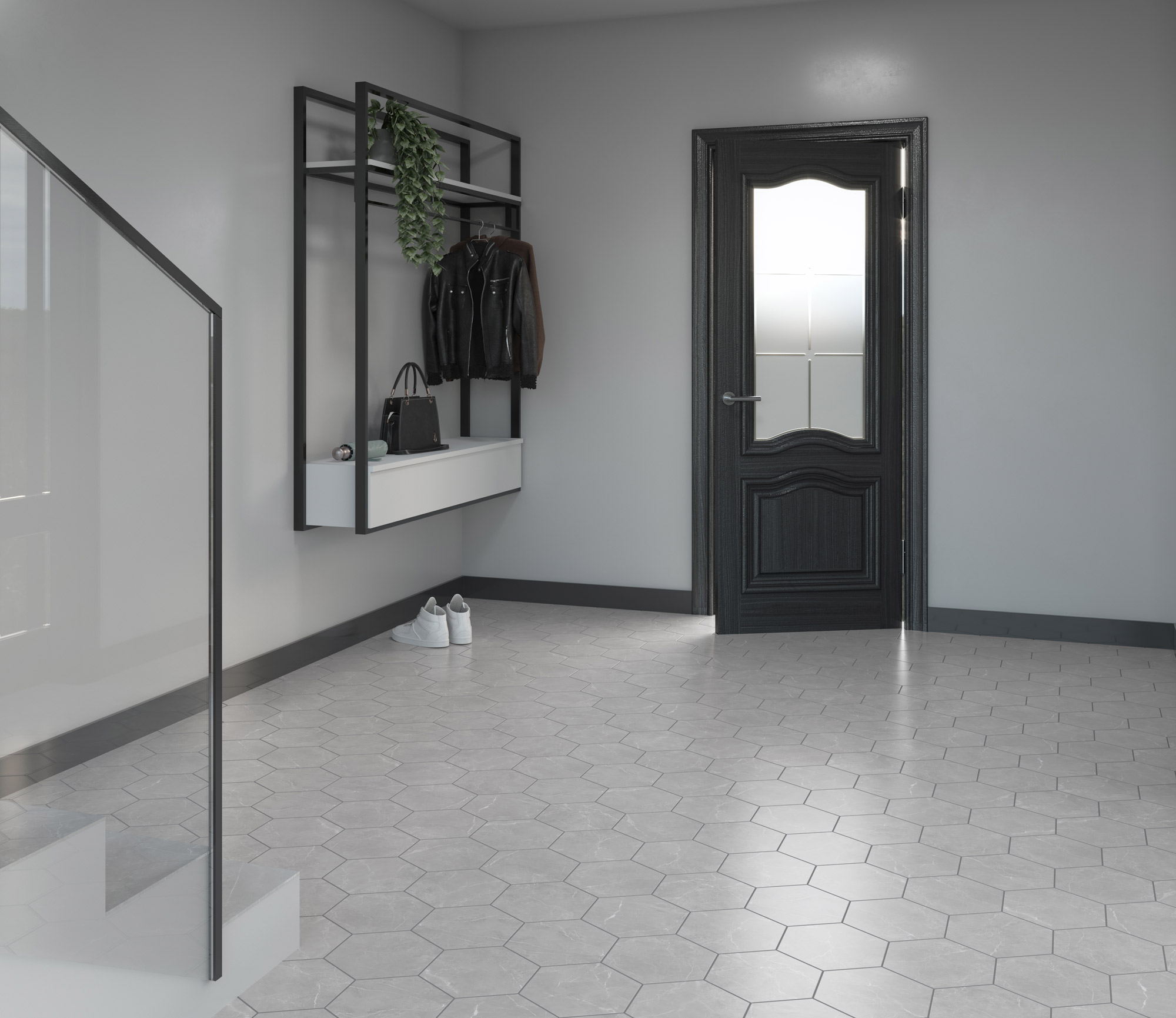 Pinnacle - T-VS-PNC-GRY-FT-DS8X9HEX-M