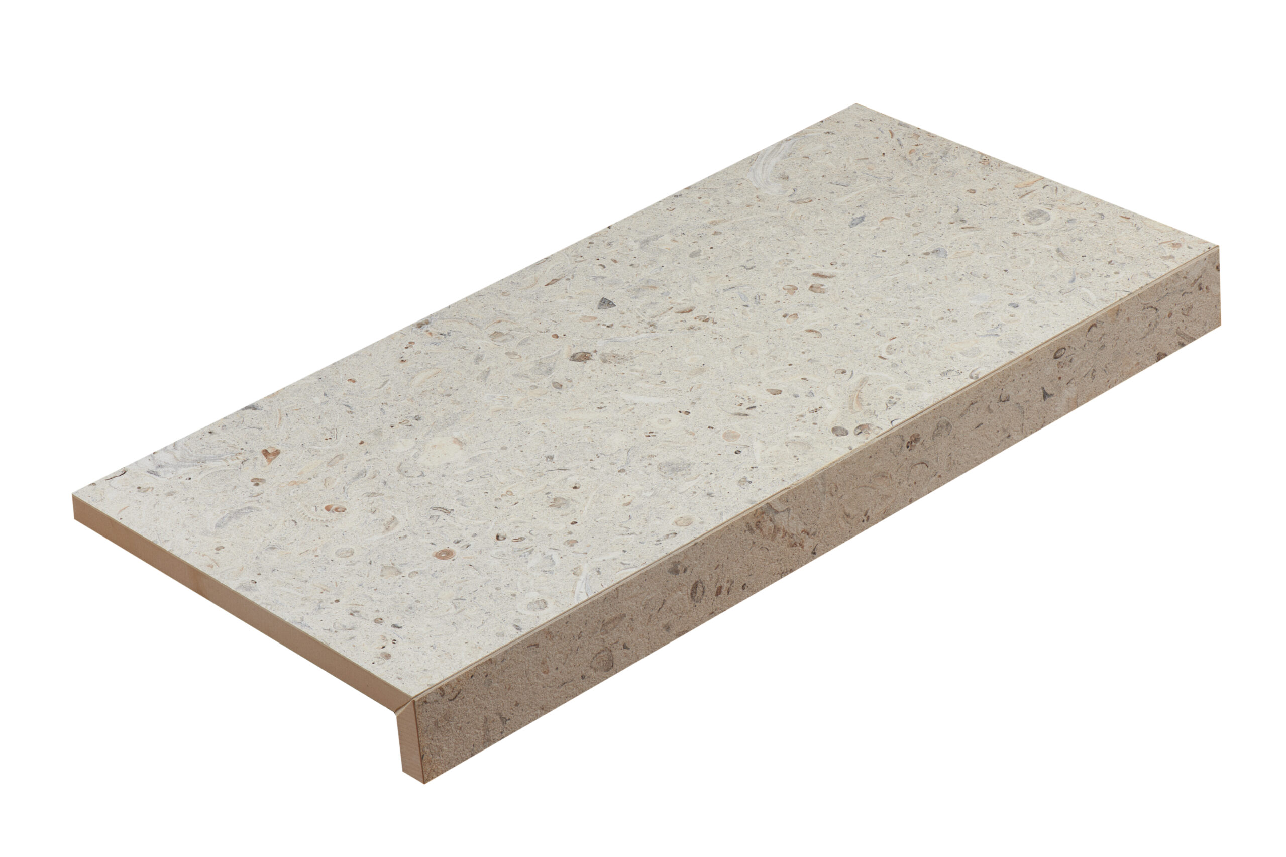 Product image for Old World Tabby Oyster White 12×24 Bullnose