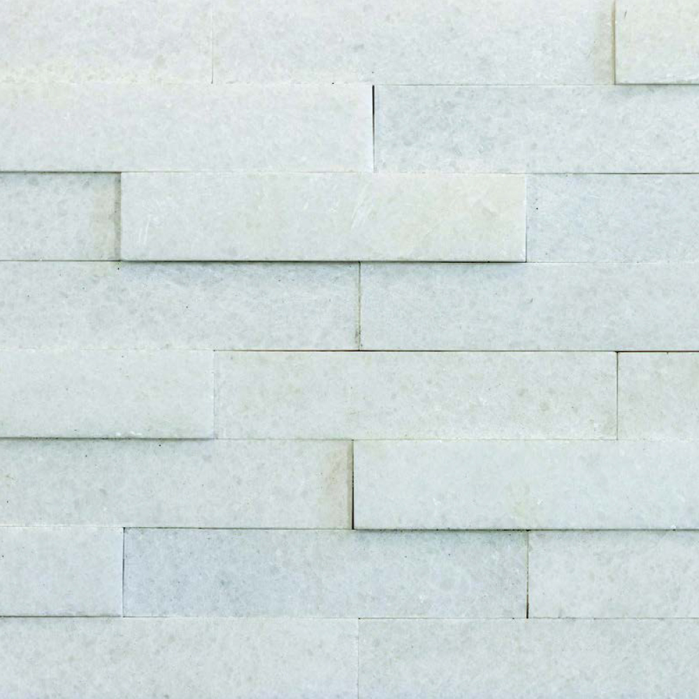 Product image for Glacier White 6×24 Stackstone Panel Honed