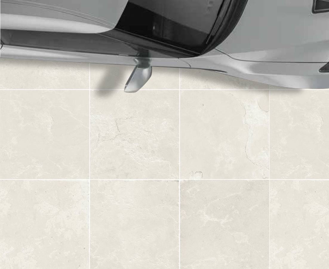 Tivoli Stone Beige Crosscut 24x24 Porcelain Paver