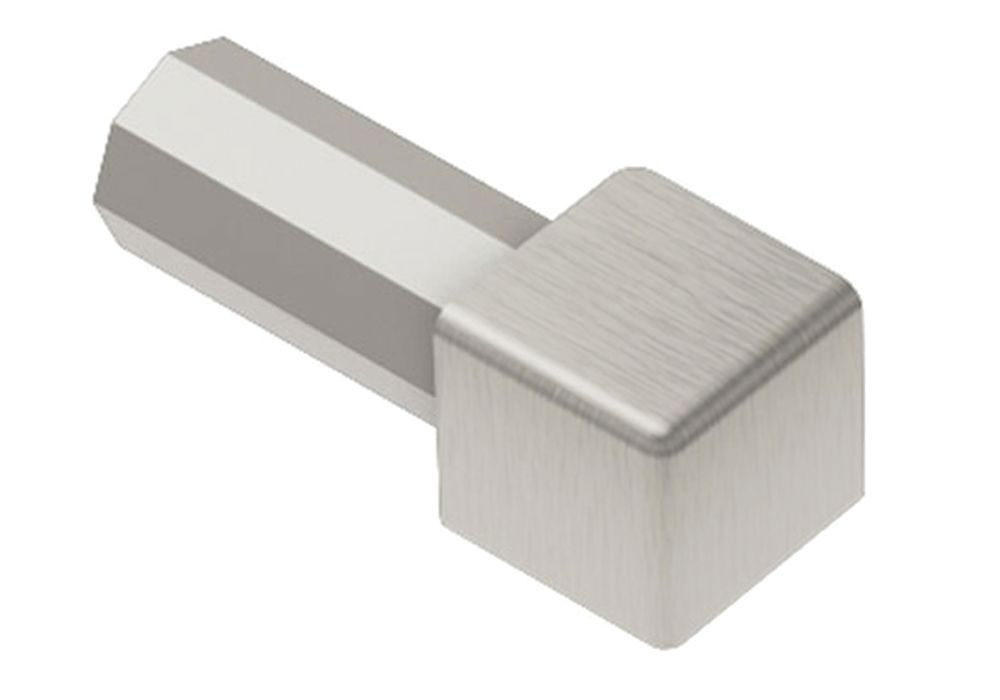 Product image for Quadec In/Out corner 3/8in Aluminum Brushed Nickel