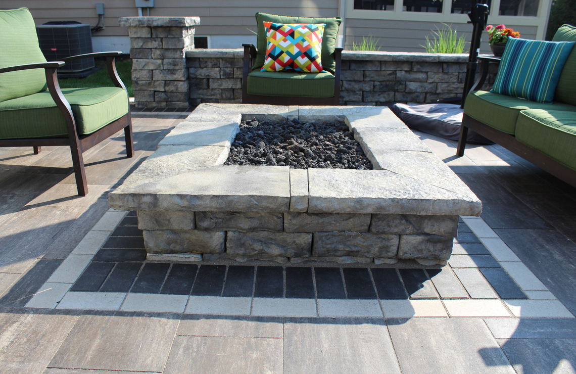 Dimensional Stone Fire Pit Kit