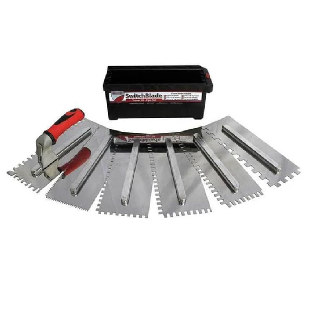 Product image for Switchblade Trowel Kit 8 Piece Set