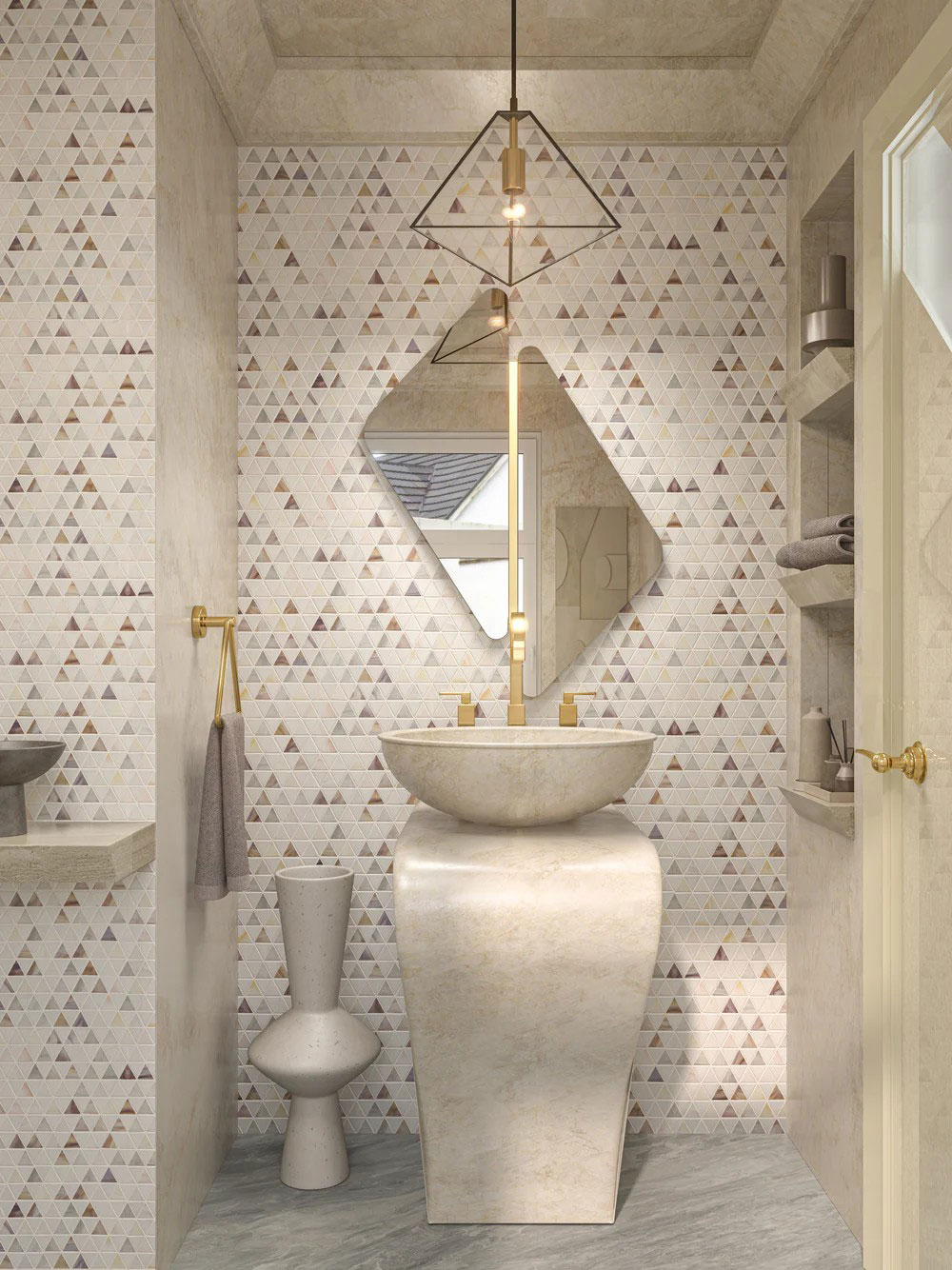 Product image for Trombone Triangles Mosaic