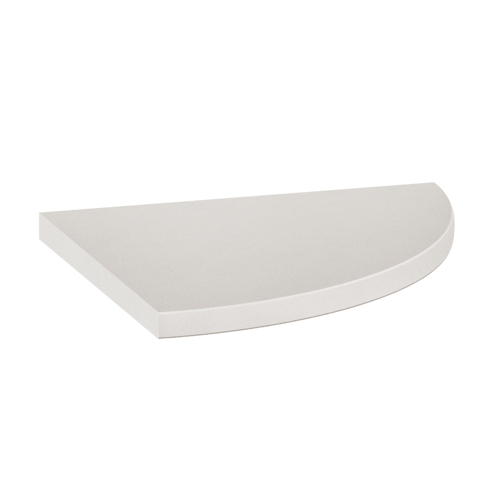 Marmiline Pearl Corner Shelf 8.9IN Polished