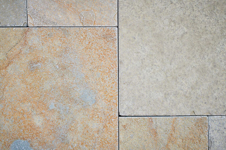 Golden Wheat 24x24 Tumbled Limestone Paver