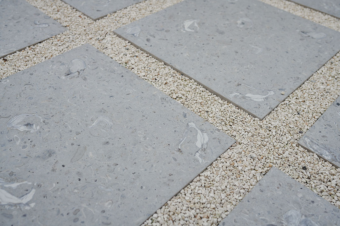 Old World Tabby Oyster Grey 24x24 Porcelain Paver