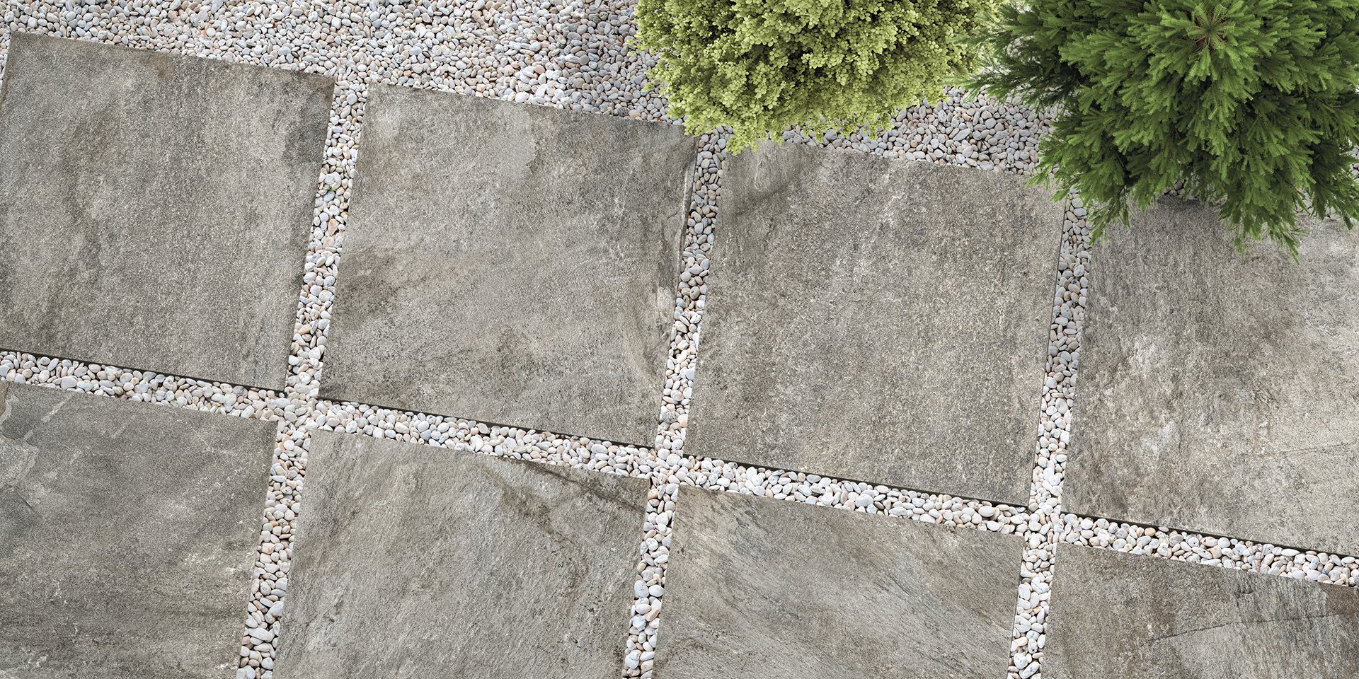 Tivoli Stone Silver Crosscut 24x24 Porcelain Paver