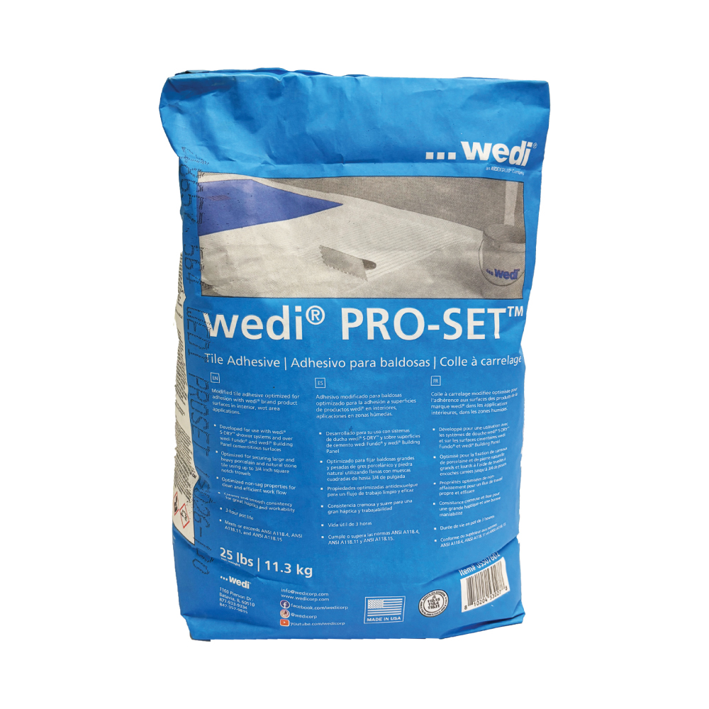 Product image for S-Dry Pro-Set Tile Adhesive 25lb Bag