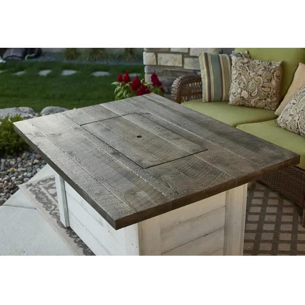 Alcott Rectangular Fire Pit Table