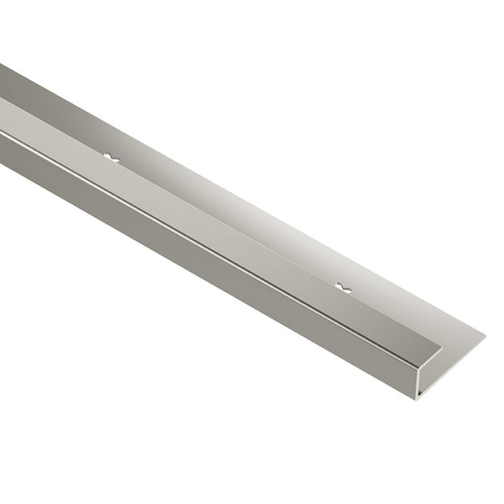 Product image for Vinpro-S Edge Trim 7/32IN Alum Brush Nickel