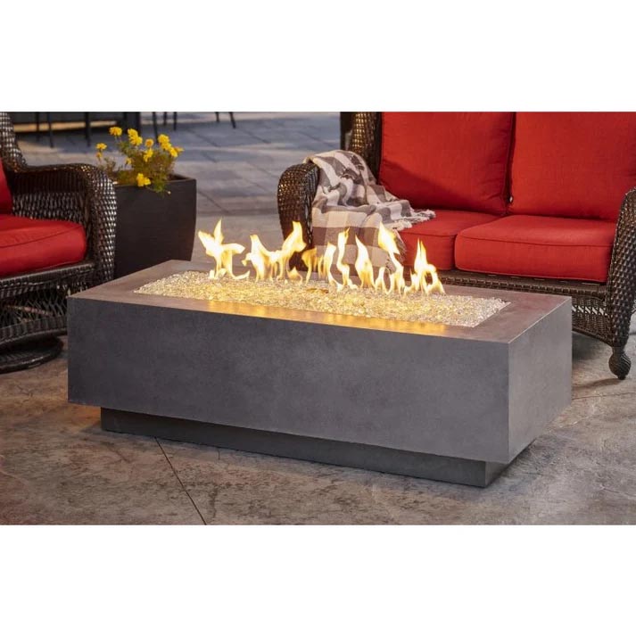 Cove Linear Fire Pit Table