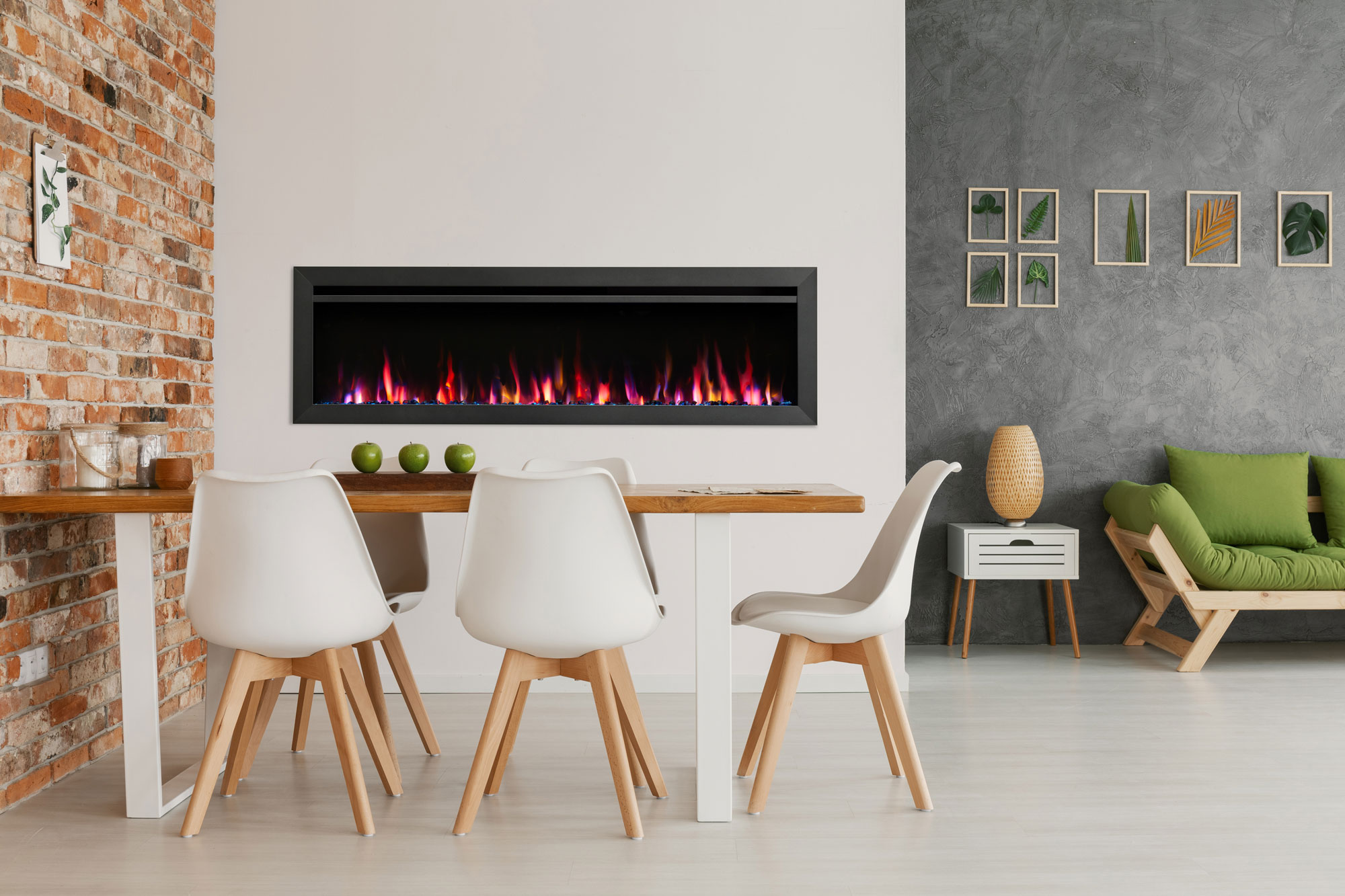 Product image for Allusion Slim Electric Fireplace