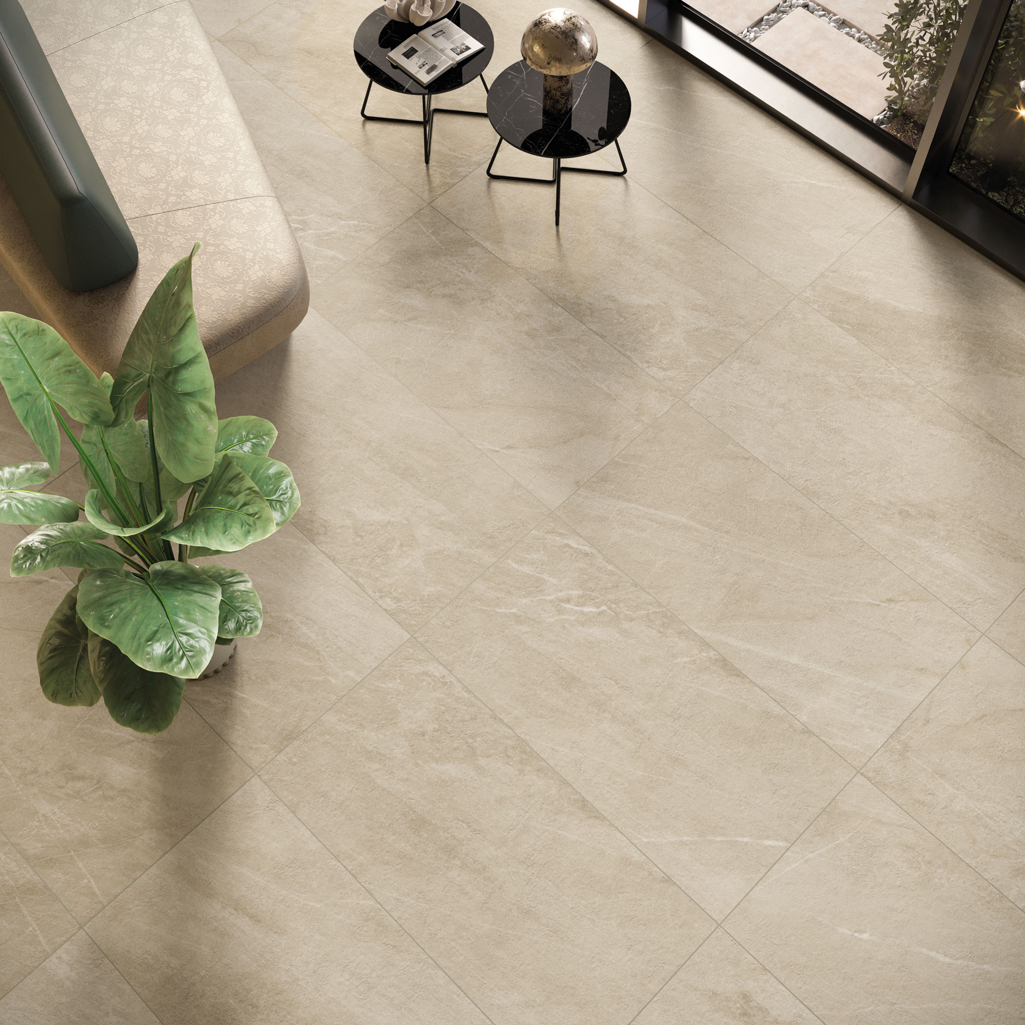 Legacy Marblestone - T-2090-LGMR-CRM-FT-12X24-MR