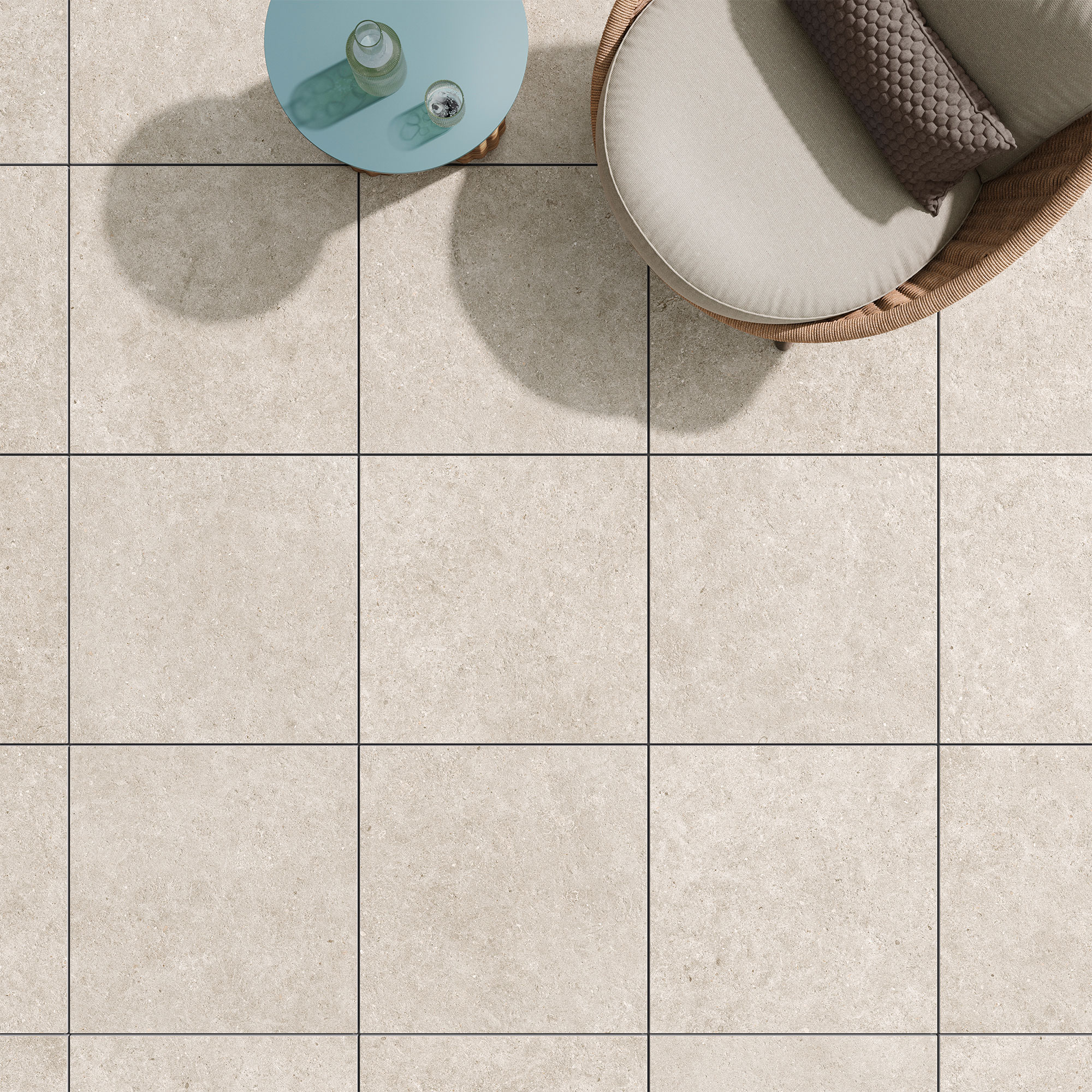 Boost Stone White 24x24 Outdoor Porcelain Paver