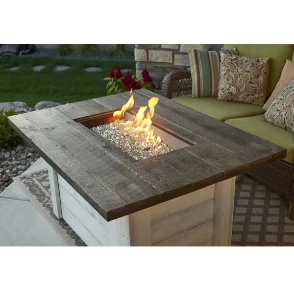 Alcott Rectangular Fire Pit Table