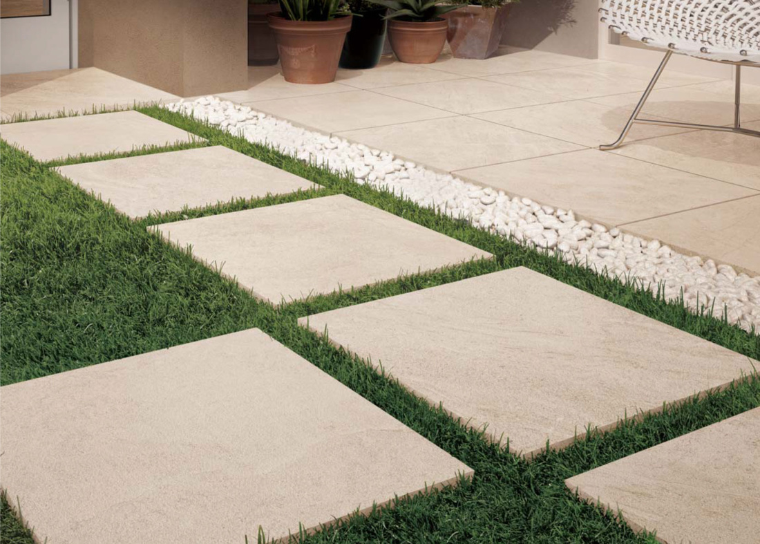 Block Bianco 24x24 Outdoor Porcelain Paver