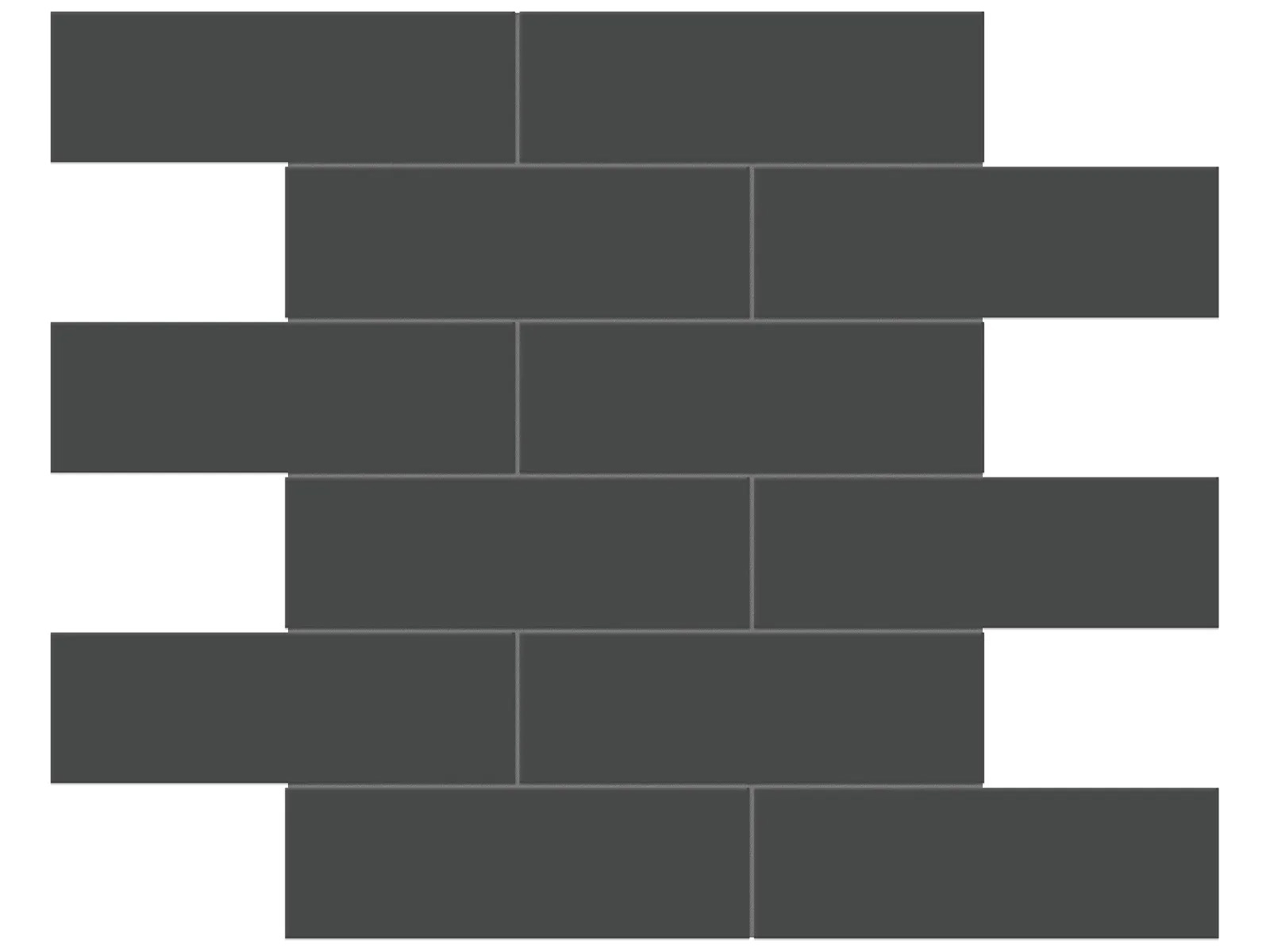 Soho Mosaics - T-67437-SOH-RBLK-FT-MOSB2X6-M