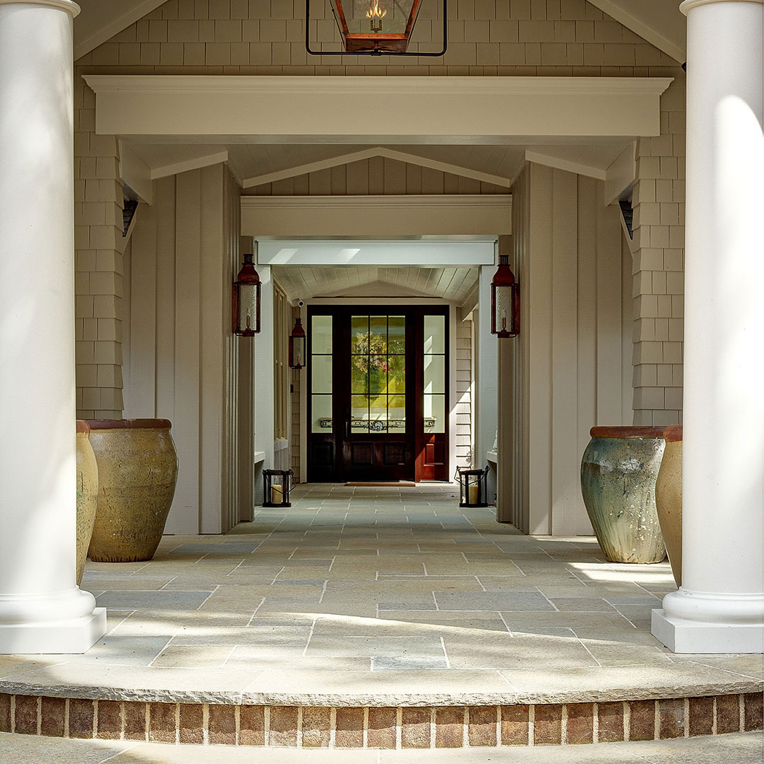 Golden Wheat 24x24 Tumbled Limestone Paver