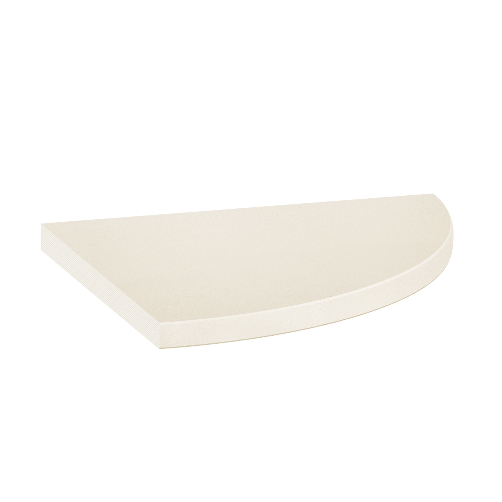 Marmiline Ivory Corner Shelf 8.9IN Polished