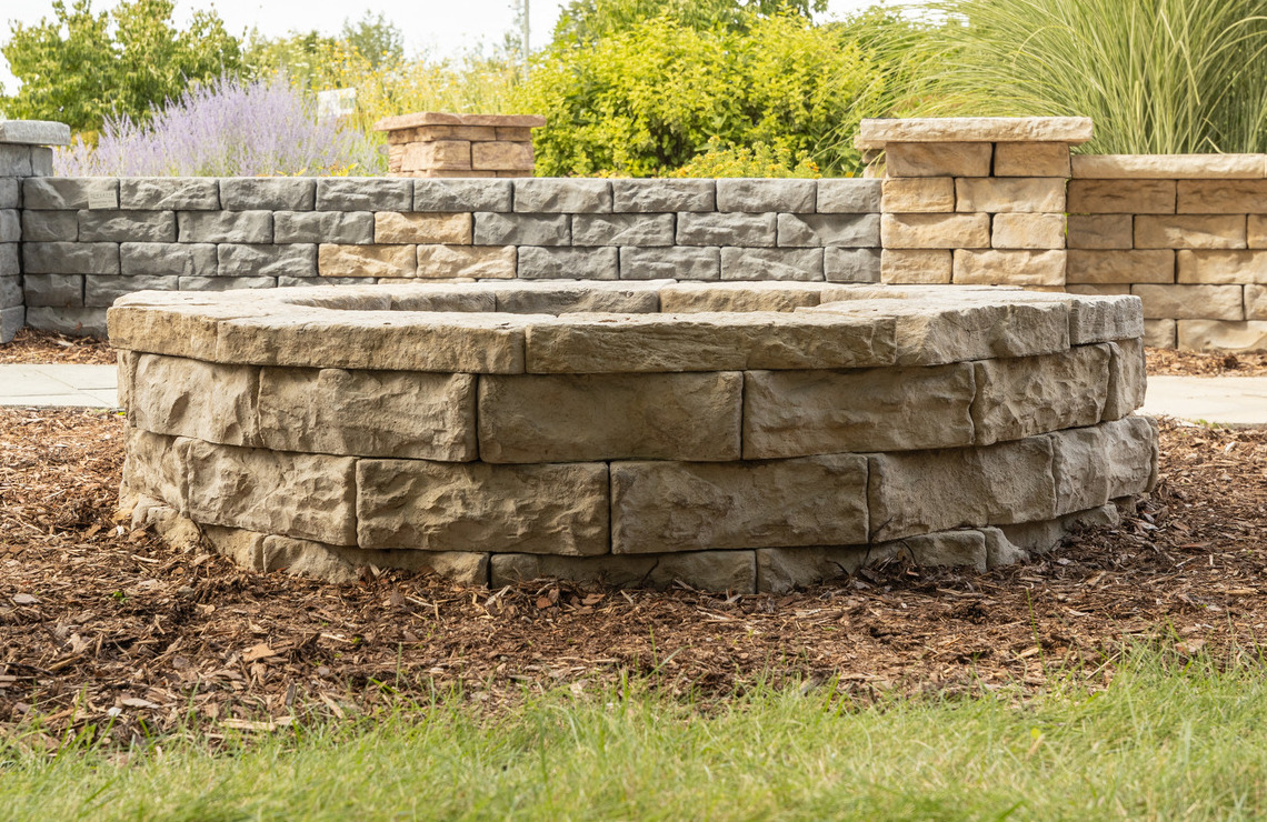 Dimensional Wedge Fire Pit Kit