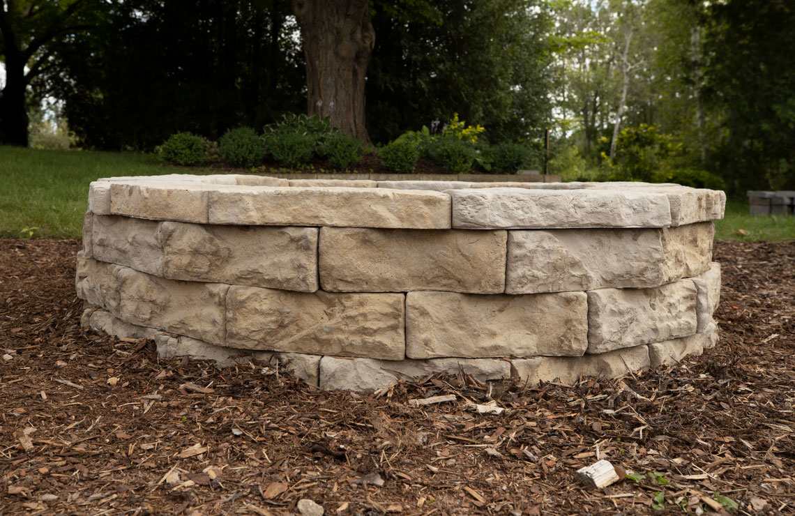 Dimensional Wedge Fire Pit Kit