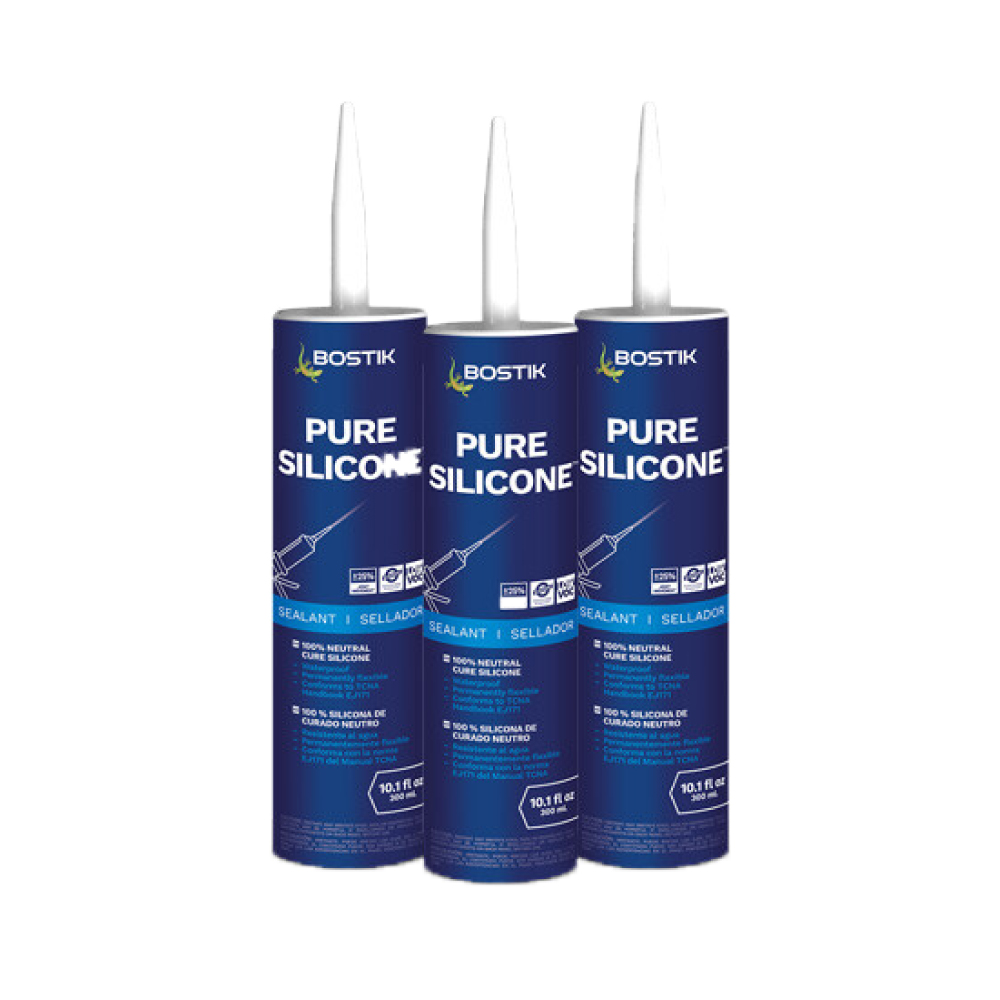 100% Pure Silicone Caulk Clear
