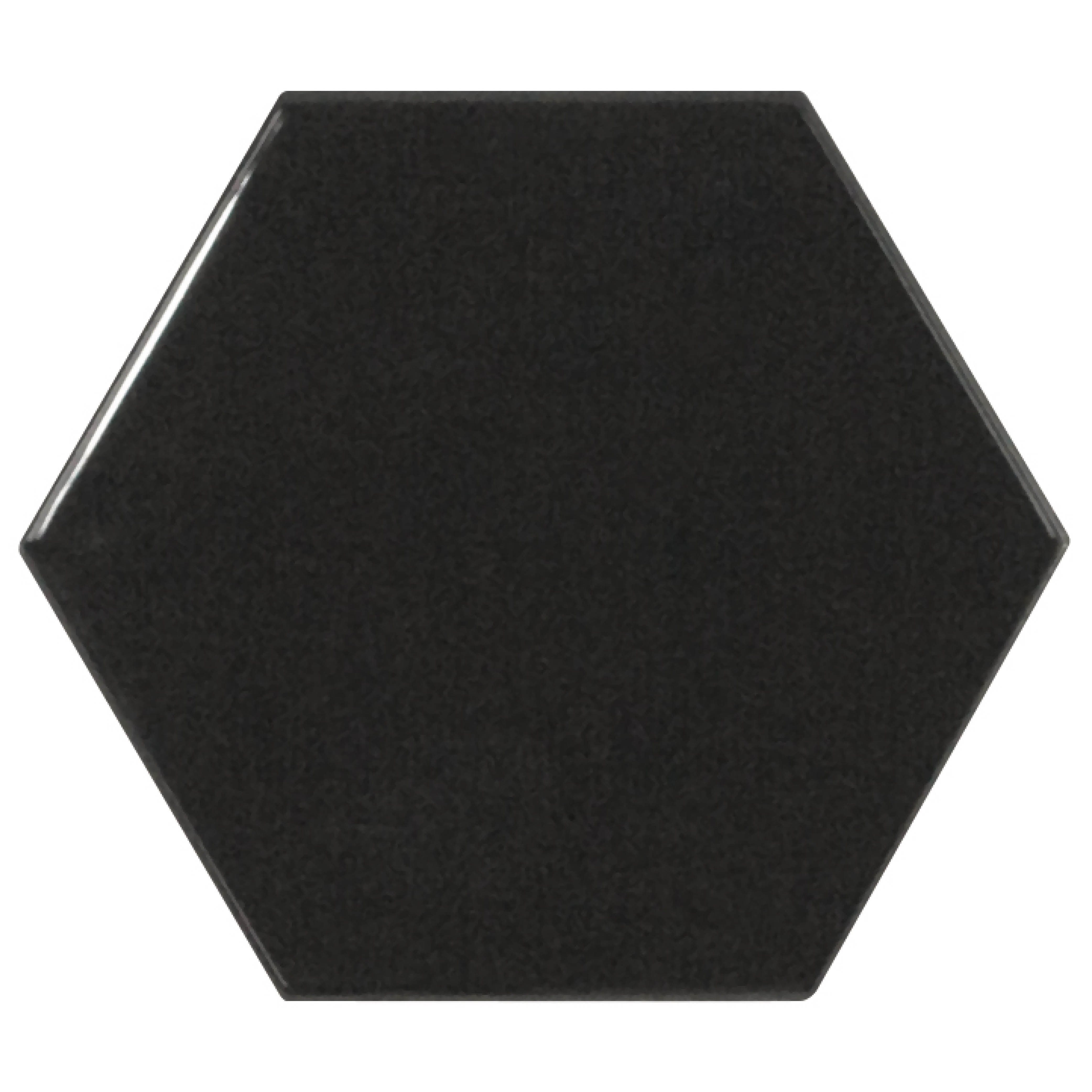 Scale Wall Black Hexagon