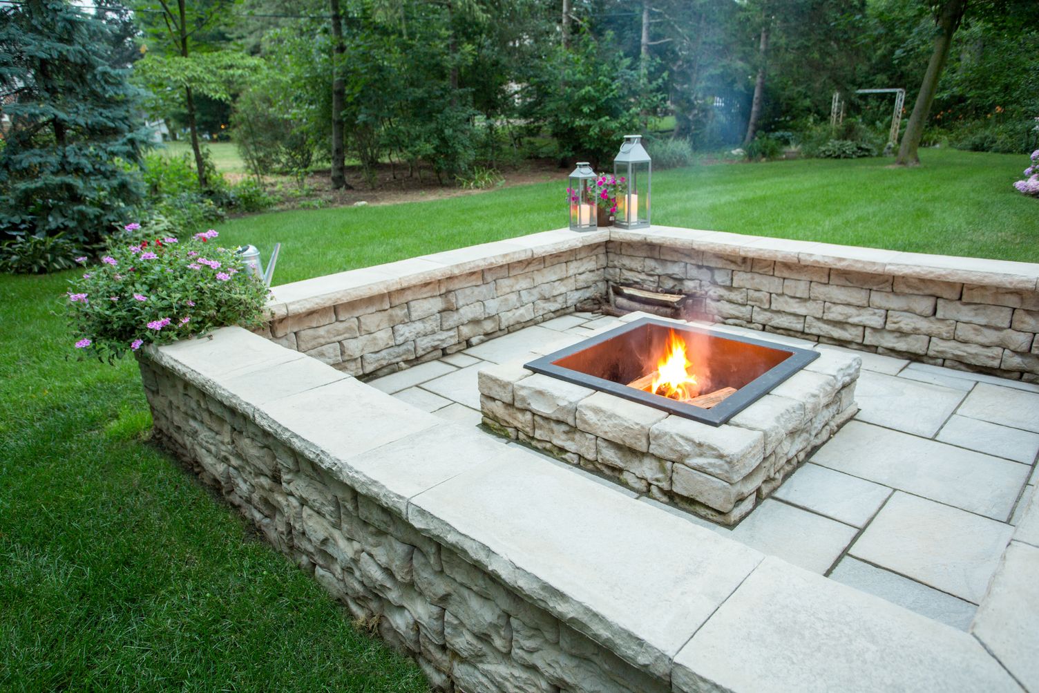 Product image for Dimensional Stone Fire Pit Kit