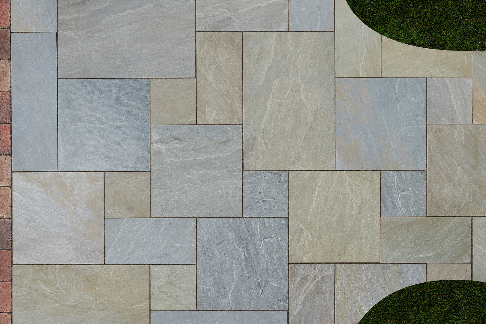 Product image for Cleft Porcelain Pavers Bluestone Full Color 24×24