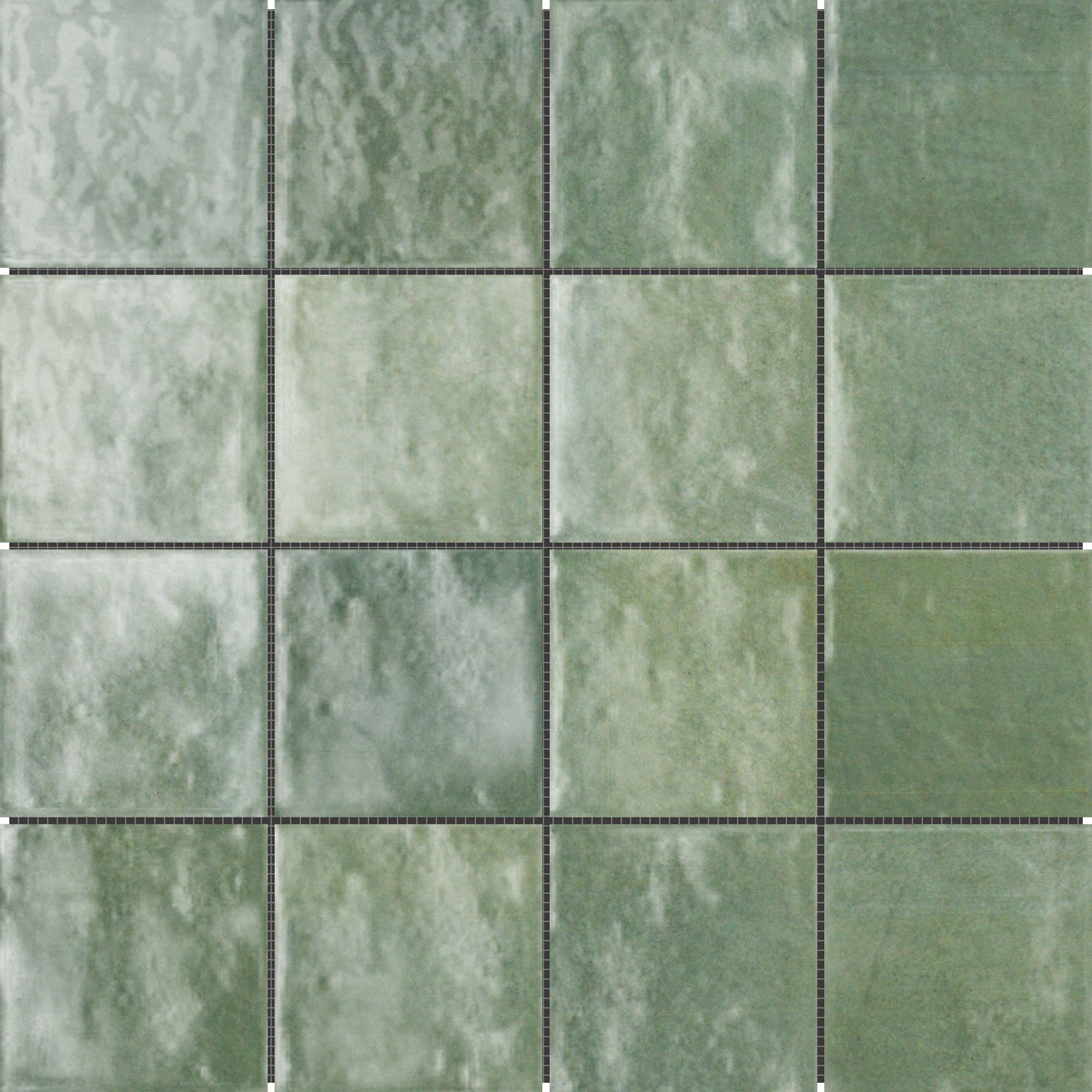Ceramic Mosaics - T-155627-MSC-CEVE16-WT-MOSZLG-GLS