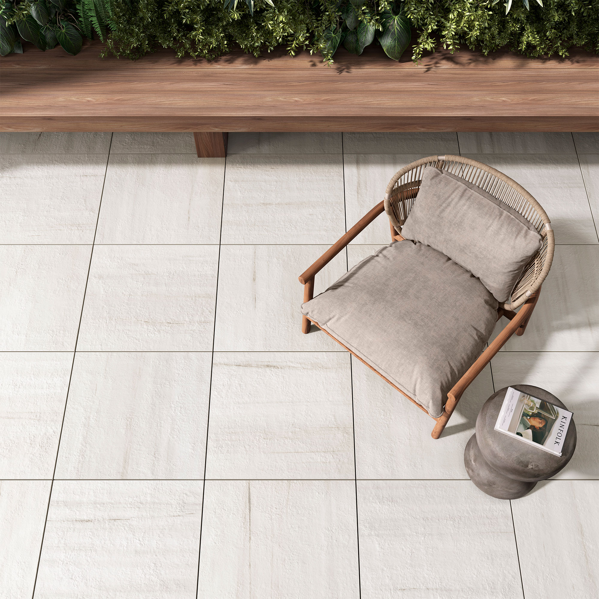 Product image for Beyond Dolomite Warm White 24×24 Outdoor Porcelain Paver