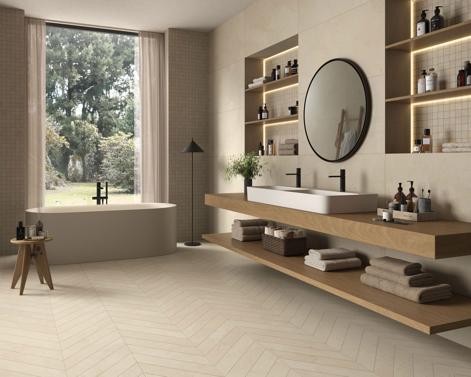 Contemporary - T-267223-CTNP-MDBE-FT-24X48-SOFT